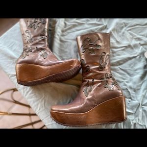Vintage Italian leather boots